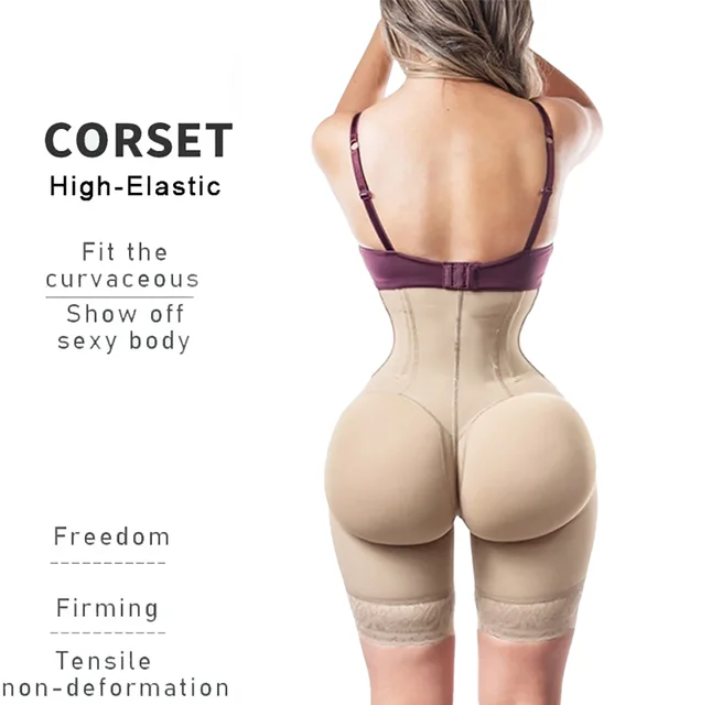 Fajas Reductoras Y Modeladoras Mujer Women Shapewear Flatten Abdomen Corset  Waist Trainer Body Shaper Tummy Control - AliExpress