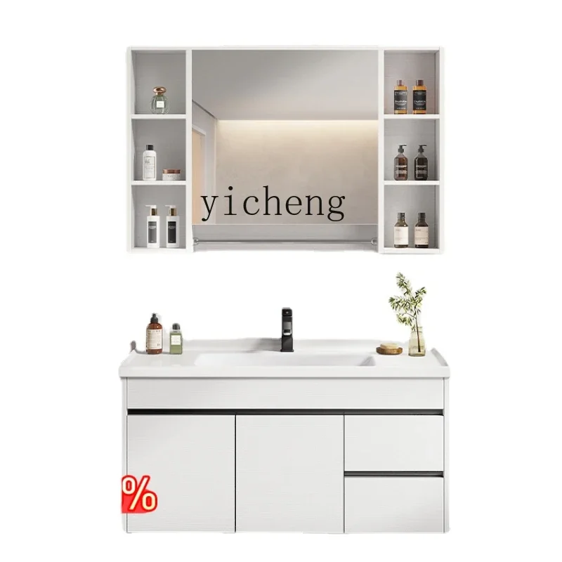 

XL Bathroom Cabinet Ceramic Whole Washbin Washbasin Cabinet Combination Washstand Wash Basin Cabinet
