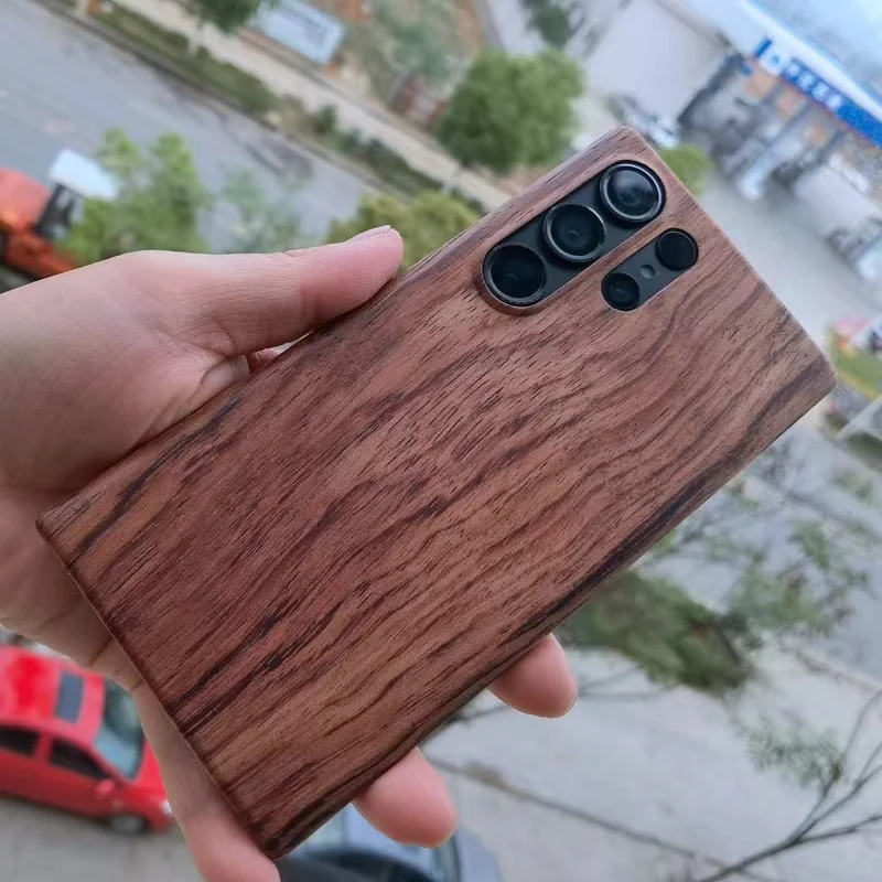 

For Samsung Galaxy S23ultra Aramid Fiber Wooden Phone Case Lightweight Anti Drop Hard Case for Galaxy S23plus Wooden Protective