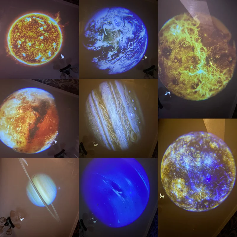 POCOCO Galaxy Star Projector for Bedroom with Replaceable Optical Film  Discs, Realistic Constellation-1 - Discs (6 Pieces) - AliExpress