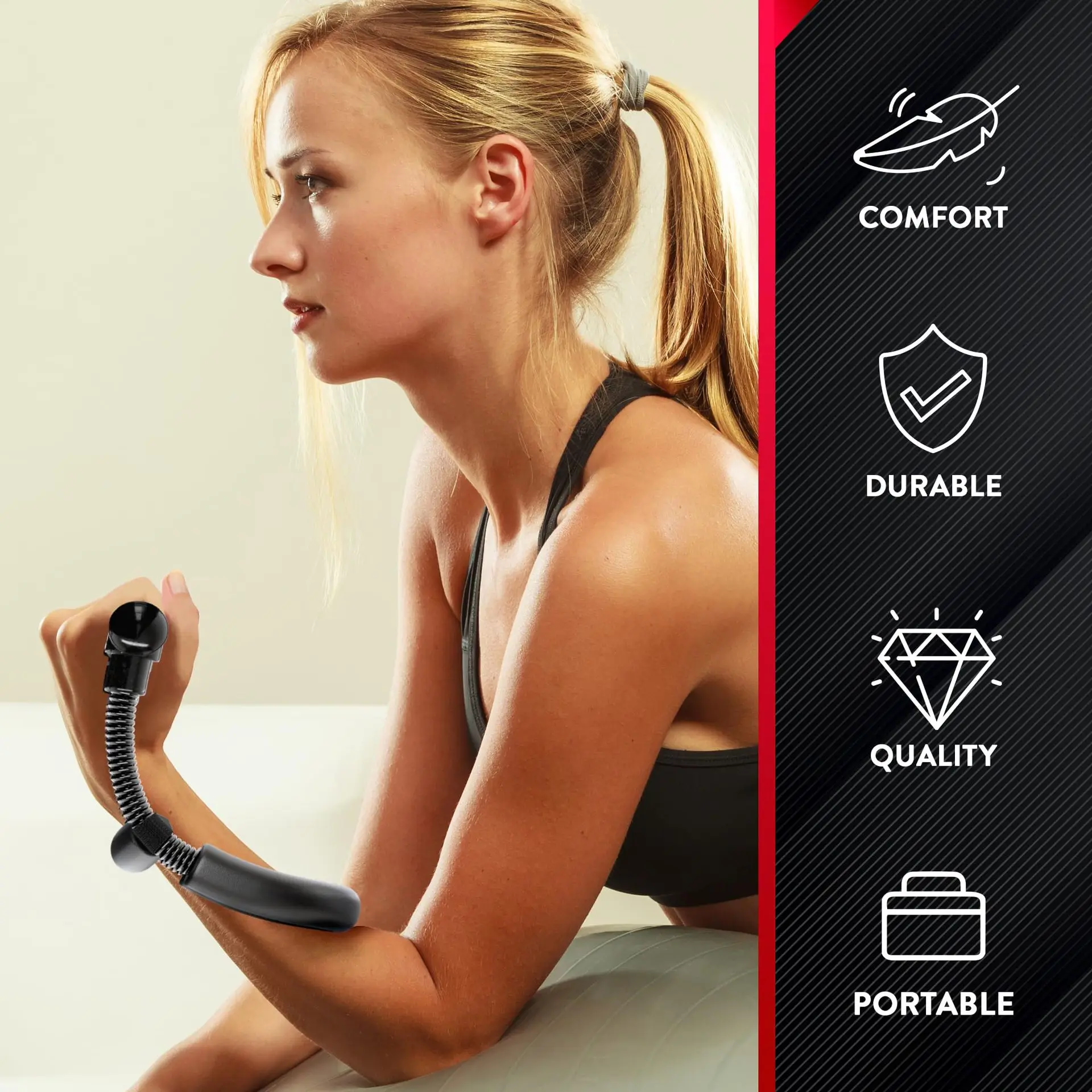 Wrist Muscles With Power Wrists Exerciser for Strength Training Arms Trainer Workout Equipments Handle Fitness equipment_voghion.com