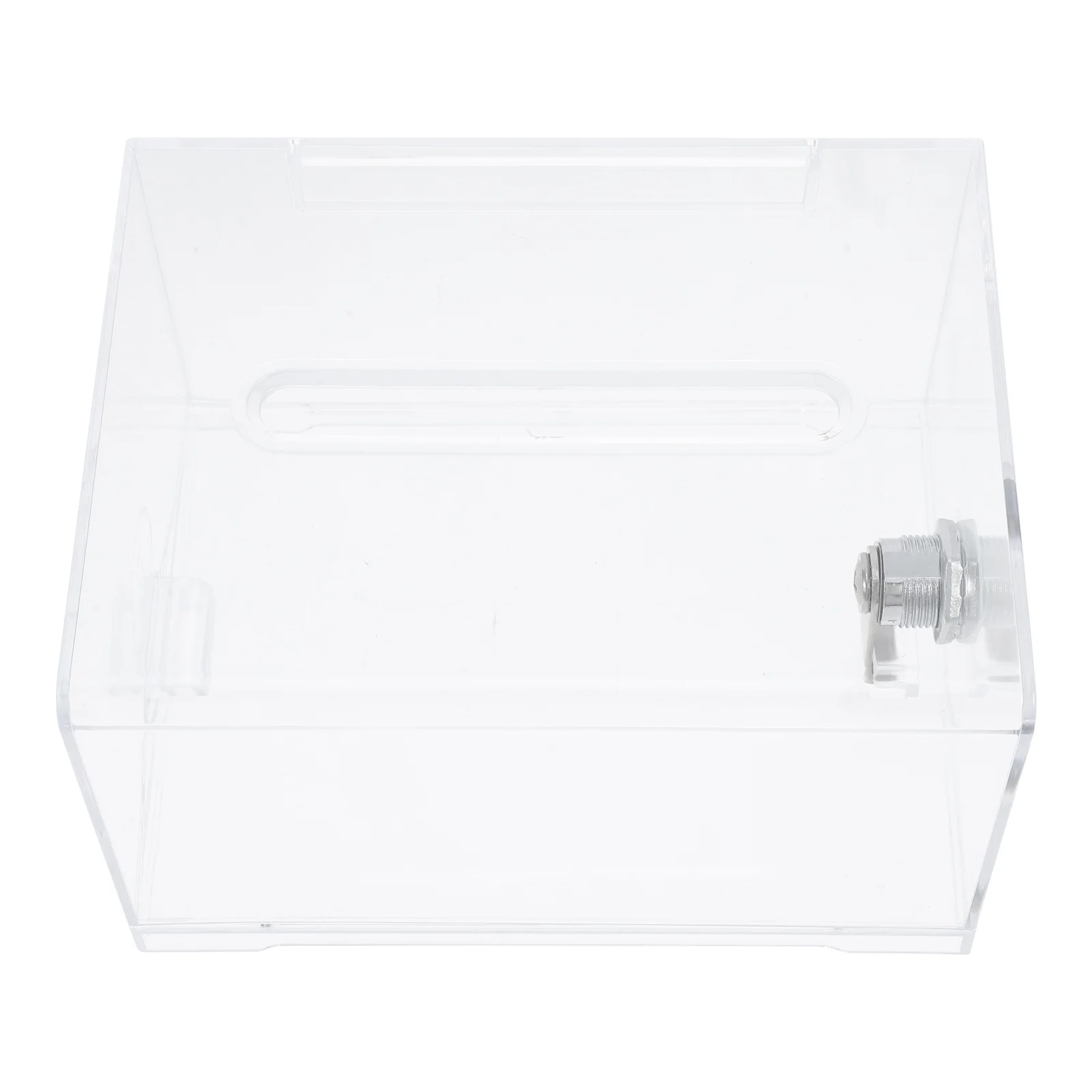 Acrylic Card Transparent Business Card Clear Suggestion Box Storage Large Capacity Office Suggestion Clear Ballot Donation Box