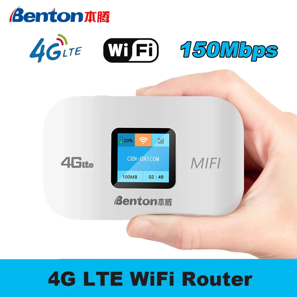 

Benton 4g LTE Router Mobile WiFi Hotspot 150Mbps 4g SIM Pocket WiFi Router Portable MiFi lte modem Korea Brazil Asia Europe