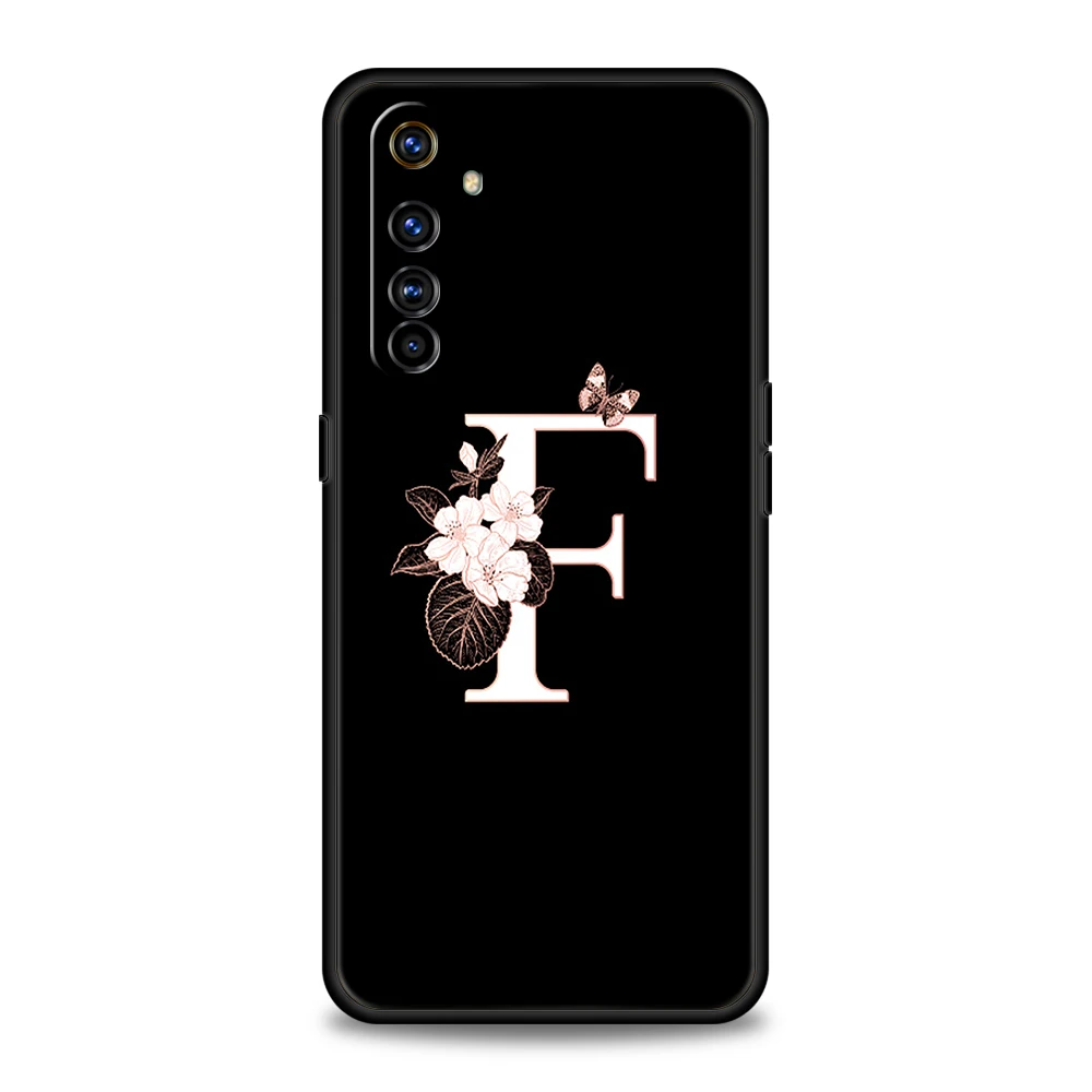 Floral Monogram Silicone Phone Case