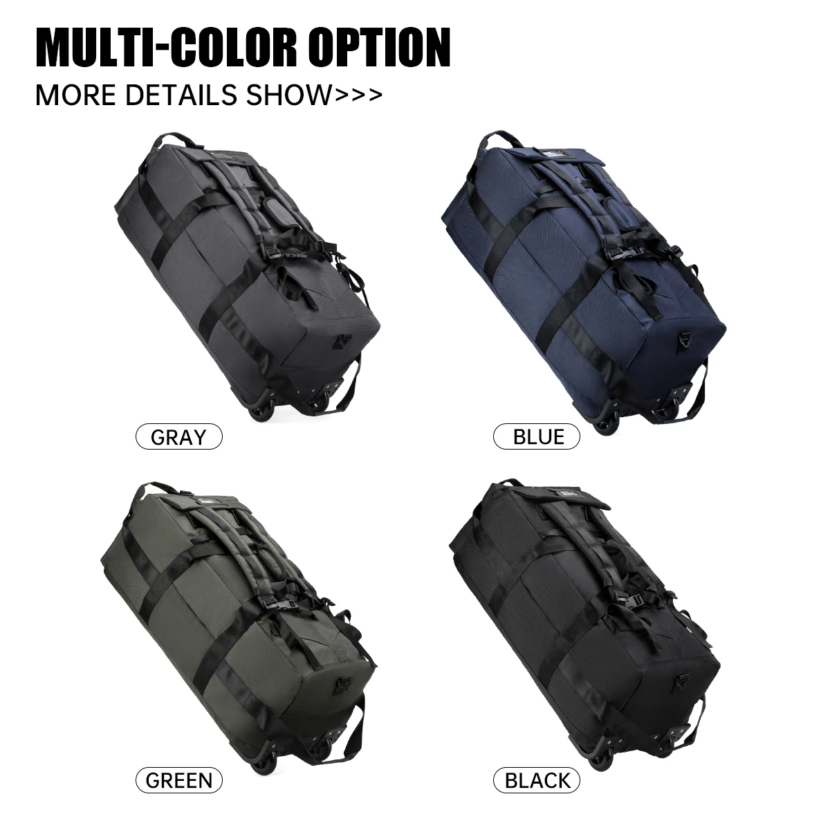 Student Quilt Storage Bag, Large Capacity, for University and High School Students, for Starting School, for Storing Clothes, Quilts, Luggage Bag with Wheels