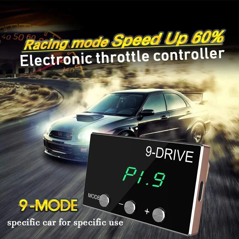 Acceleratore Da Corsa Potente Booster Tuning Parts Accessorio Controller Di Risposta Dell'Acceleratore 9 Drive 5 Modalità Booster A Pedale Portatile