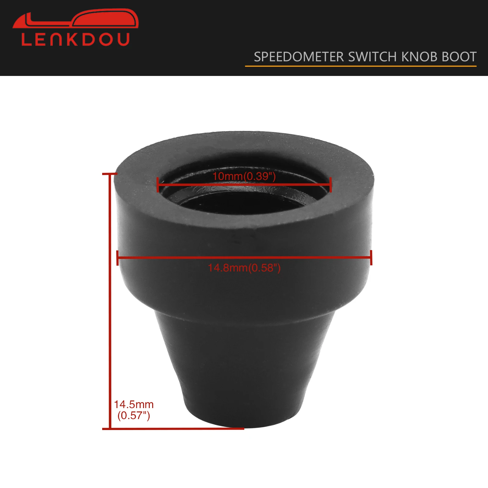 Rさん Motorcycle Rubber Speedometer Reset Switch Knob Boot 67880