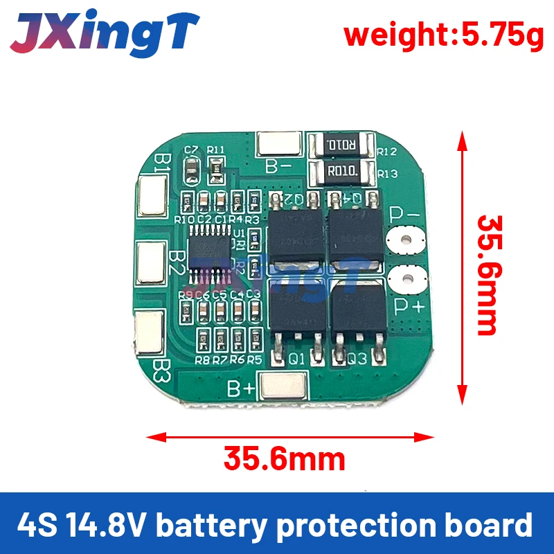 4S 14.8V / 16.8V 20A Peak Li-Ion Bms Pcm Scheda Di Protezione Della Batteria Bms Pcm Per Batteria Al Litio Licoo2 Limn2O4 18650 Li