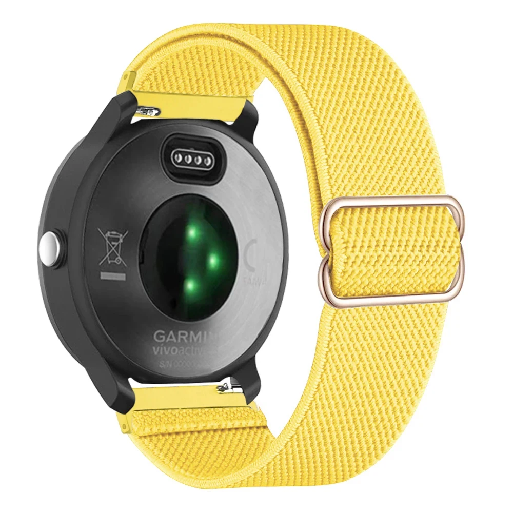 Premium Nylon Elastic Wristband Bracelet for Smartwatches - 20mm/22mm Strap Accessories