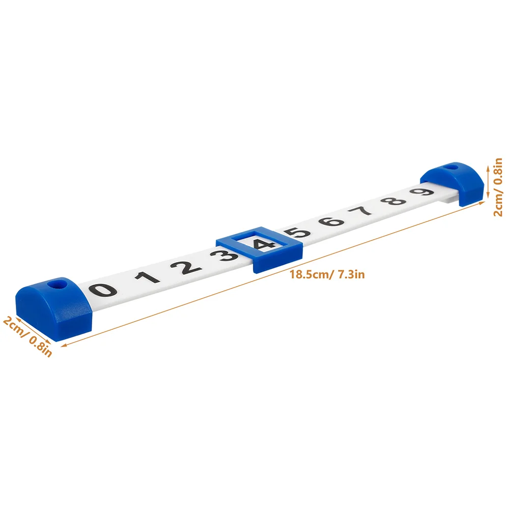 4 Pcs Table Football Counter Clear Display Durable Plastic Compact Design Soccer Tables Foosball Accessories Unit
