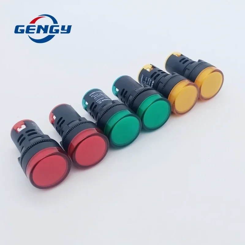 AD16-22 AD16-22D/S г Ʈ LED  ǥñ, Ϸ ȣ , , ׸, ο, 12V, 24V, 110V, 220V, 380V, 22mm, 5 
