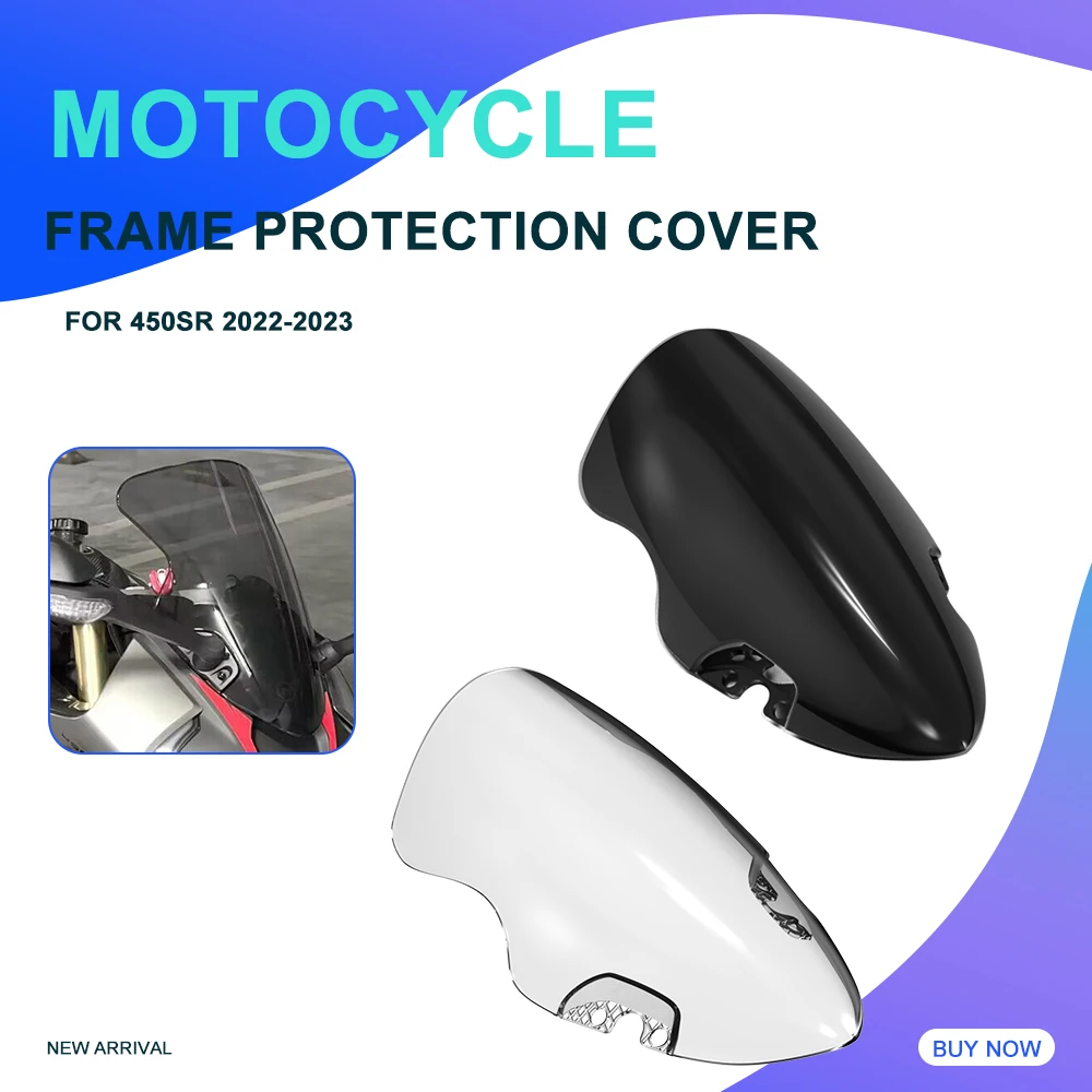 

Visor Windscreen Double Bubble Wind Deflector New Motorcycle FOR CFMOTO CF 450SR 2022 2023 2024 Windshield Screen