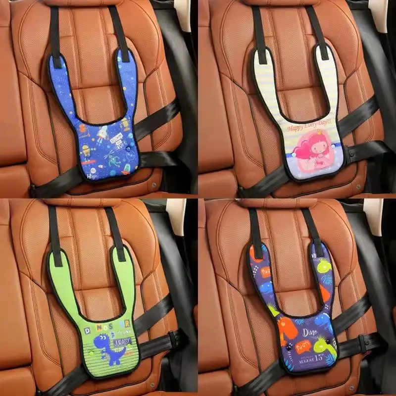 Upgraded Baby Safety Belt Child Seat Belt Adjustment Anti-Neck Safety Shoulder Positioner Portable Auto Interior Seat Padding