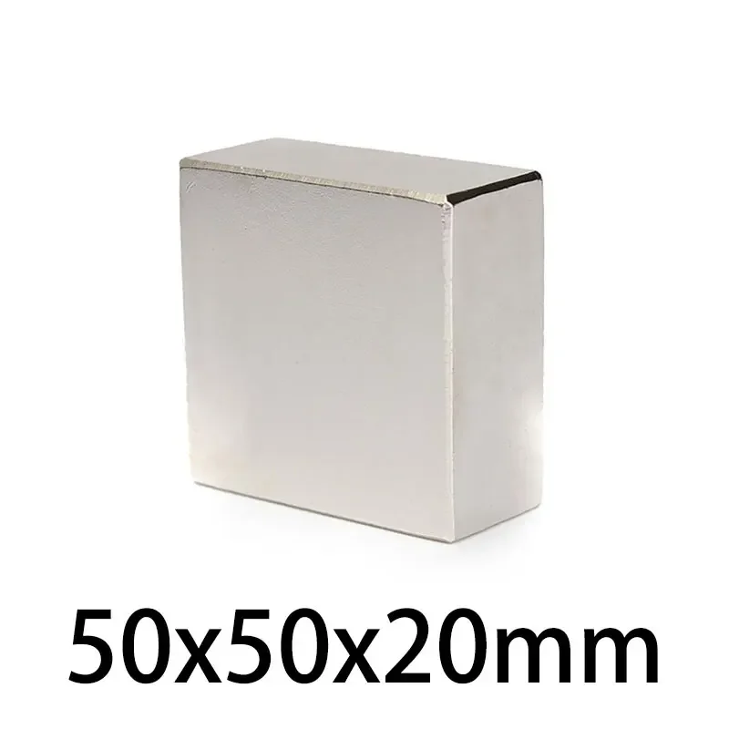 50x50x20 มม.แม่เหล็กสี่เหลี่ยมซุปเปอร์แข็งแกร่ง 50x50x20 มม.สำหรับบ้านตู้เย็น,สำนักงาน DIY 50x50x20 มม. 1
