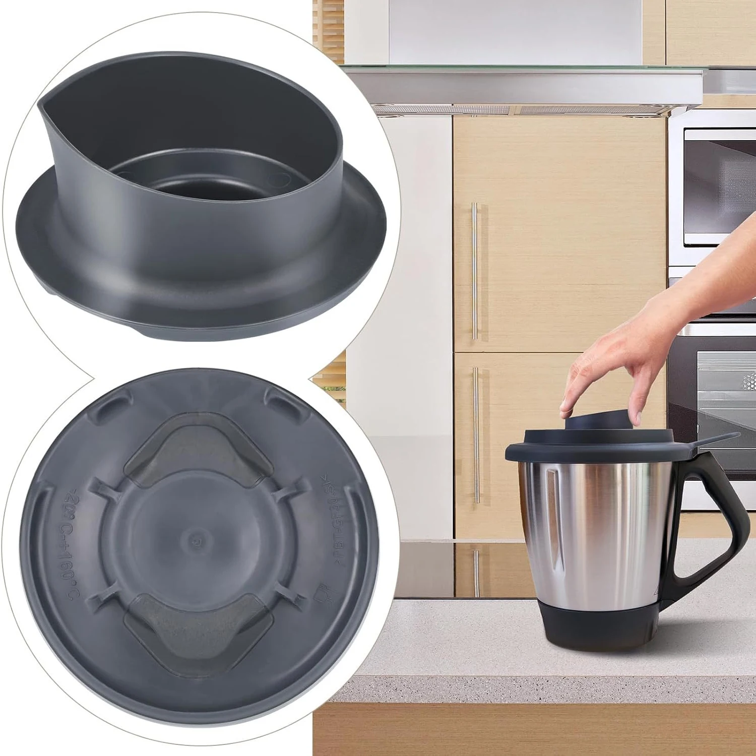 Jar Gaskets Thermomix Tm5 Tm6 Water Plugging Device Air Leakage Prevention Cooking Machine Soy Milk Mixing Grinder Accessories Kitchen Tool
