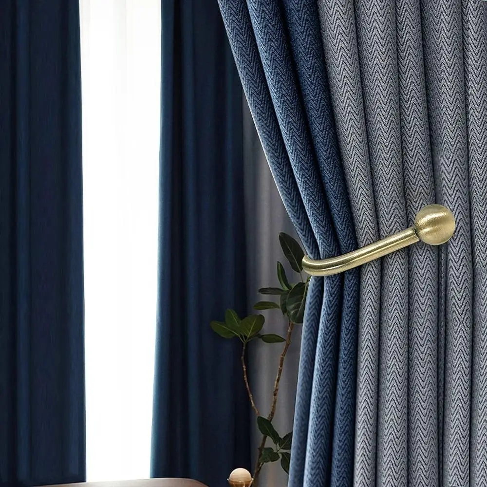 2/4PCS Antique Copper Sphere Curtain Fixing Frame Heavy Metal Decorative Hook curtain accessories curtain holder curtain hooks