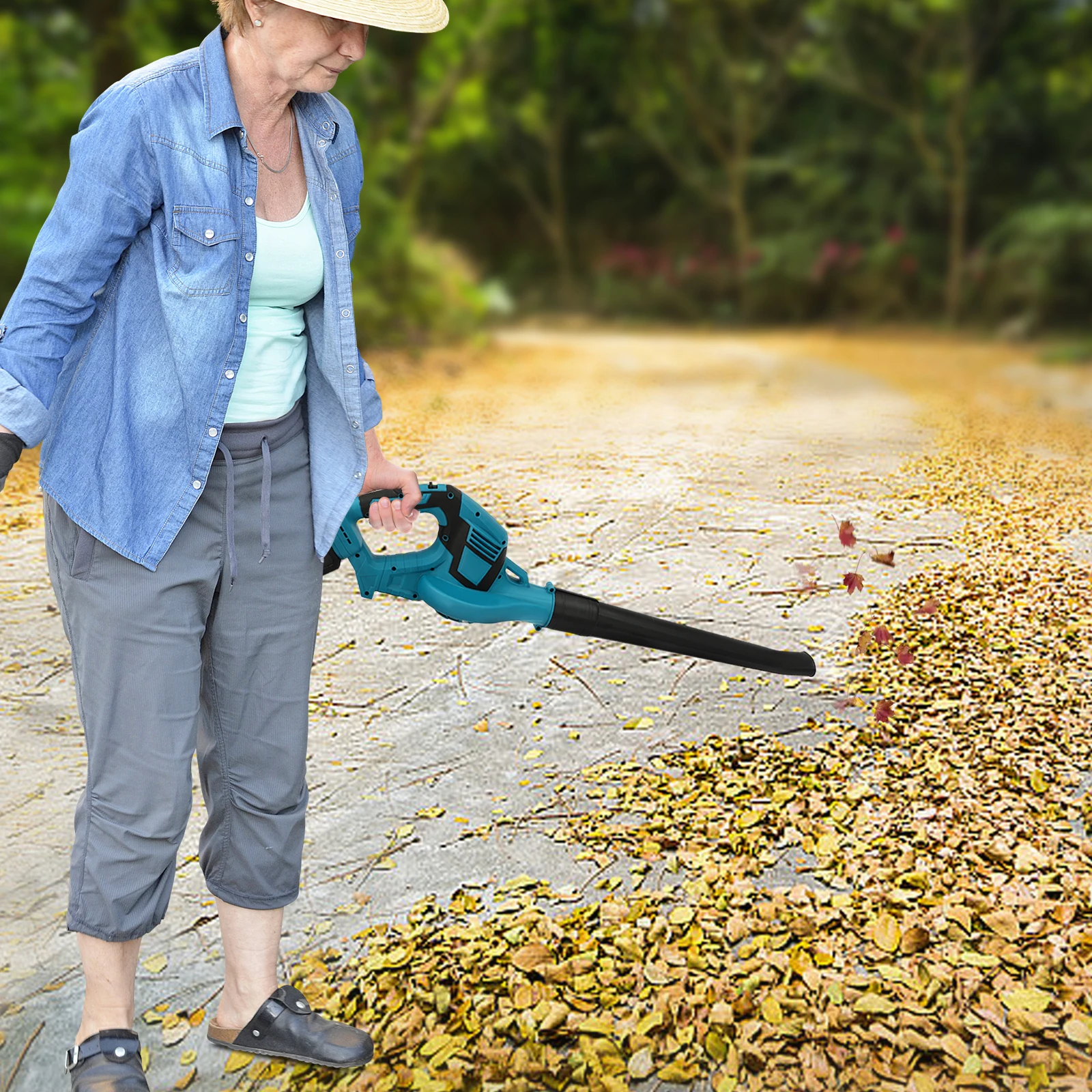 Battery Operated Leaf Blower Sturdy and Durable Electric Wireless Leaf Blower