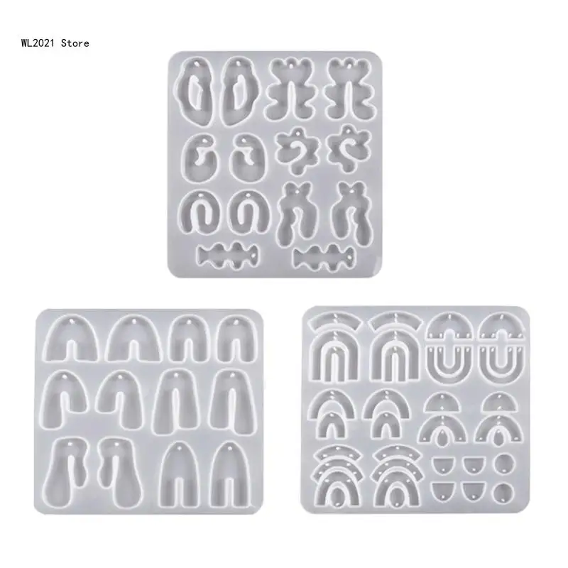 

DIY Earring Epoxy Resin Molds Bohemian Retro Dangle Ear Ornament Silicone Mold