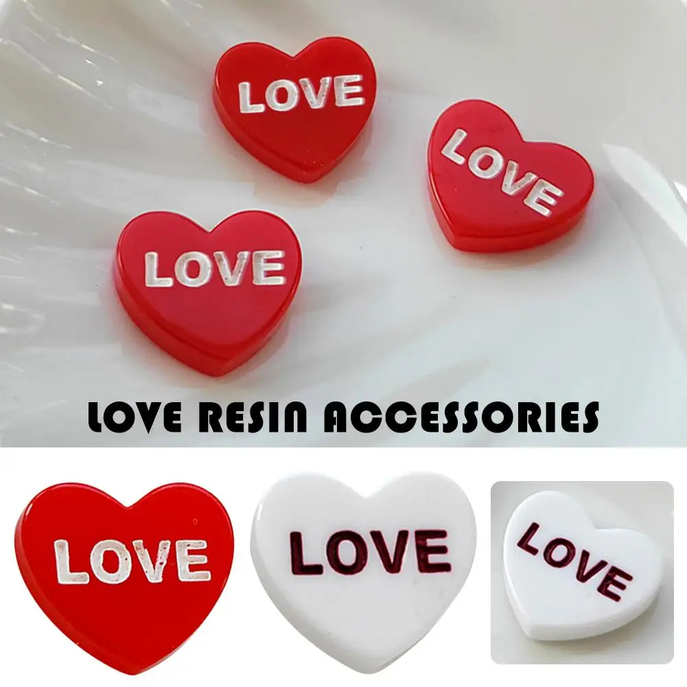 

20 шт., аксессуары для скрапбукинга в форме сердца