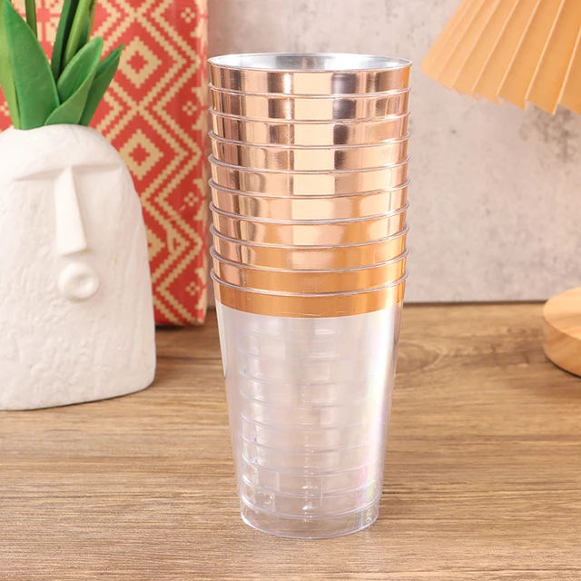 품격 있는 행사를 위한 우아하고 실용적인 투명 플라스틱 컵