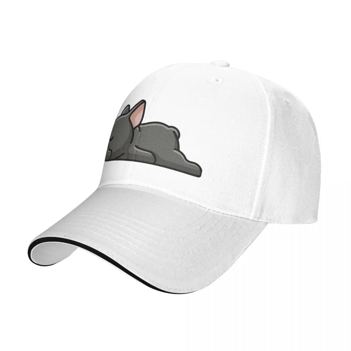 Berretto Estivo Visiera Parasole Kawaii Cute French Bulldog Puppy Hip Hop Caps Bulldog Francese Cappello Da Cowboy Cappelli Con Visiera