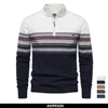 2023 New Autumn High Quality Zipper Pullers Men Warm Winter Cotton Sweaters for Men Ethnic Patterns Casual Mens Sweater