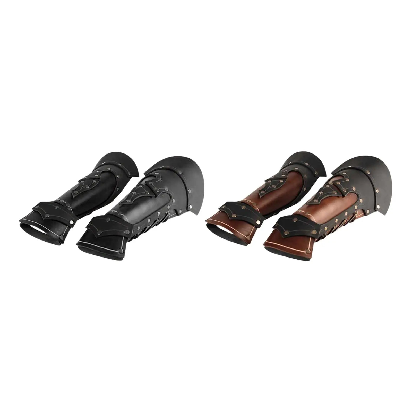 

Средневековая защита на руку для мужчин и женщин, аксессуары для искусственных рук В рыцарском стиле, нарукавники из синтетической кожи, карнавальные, средневековые вампины