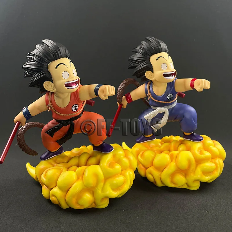 Фото Фигурка Dragon Ball Z, Сон Гоку с облаком, Аниме фигурки супер сайян Сон Гоку ГК, статуя 14 см, ПВХ Коллекционная модель, игрушки в подарок №2