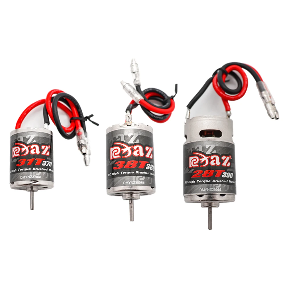 9IMOD RC Bürstenmotor 370-31T/380-38T/390-28T Wasserdichter JST/Punktstecker Edelstahl Hohes Drehmoment für 1/18 1/16 RC Crawler – Detail 11