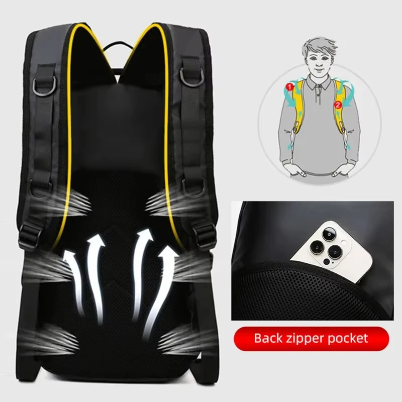 Waterproof Oxford Backpack for Hiking Camping Fishing