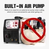 ANDELI Plasma Cutting Machine Bulit in Air Pump HF Pilot Arc Non-contact Cutting IGBT Inverter Plasma Cutter 110/220V 4