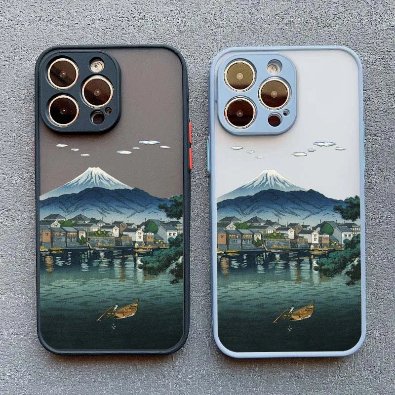 Japanese Aesthetic Landscape Phone Case - Artistic Scenery Back Cover