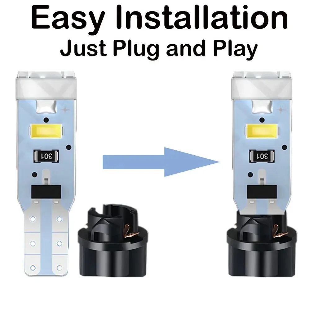 10�� LED ���� T5 W3W W1.2W PC74 PC37 PC118 �ʰ��ֵ� �ڵ��� ��ú��� ����� ���� ����Ʈ �ڵ��� ����� ���� DC12V