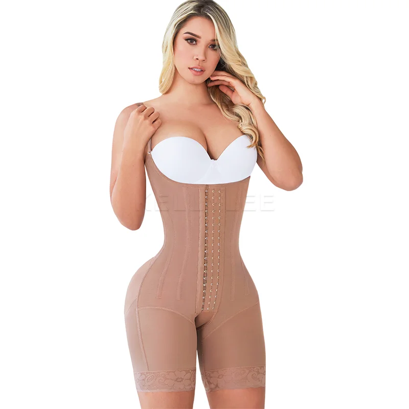 

Colombian Fajas Shapewear Open Bust Sleeveless Waist Trainer Body Shaper Tummy Slimming Bodysuit Woman Tummy Control Corset