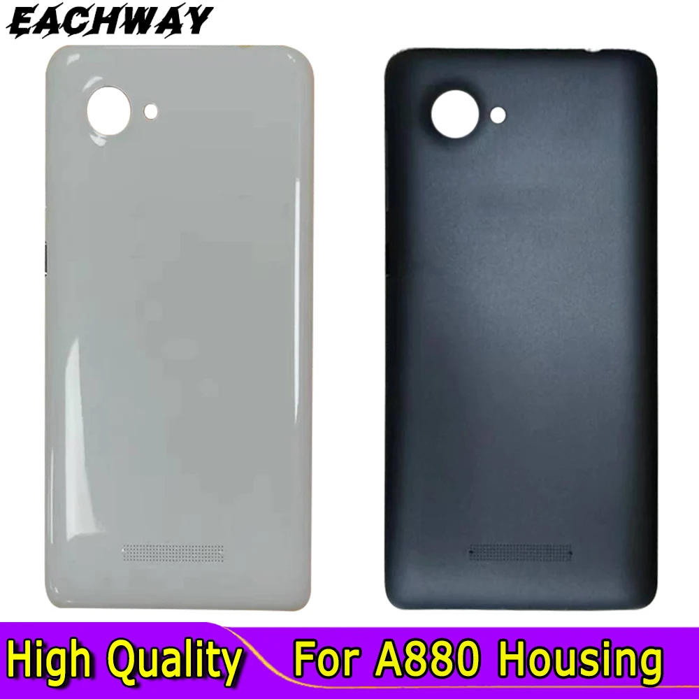 

6.0" For Lenovo A880 Battery Cover With Logo Replacement Parts For Lenovo A880 Housing Door Rear Case Lid Shell Back Cover