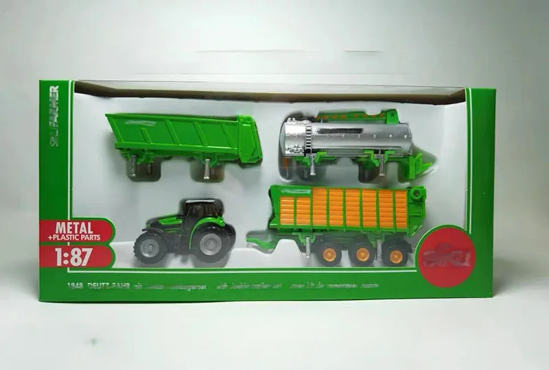 1/87 SIKU 1848 Tractor Farming Machine Set Engineering