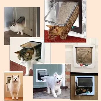 4-Way Locking Pet Flap Door 3