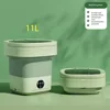 11L 6L Portable Big Capacity Washing Machine With Drain Basket For Apartment Camping Travel Underwear 110-260V Mini Washer Dryer 1