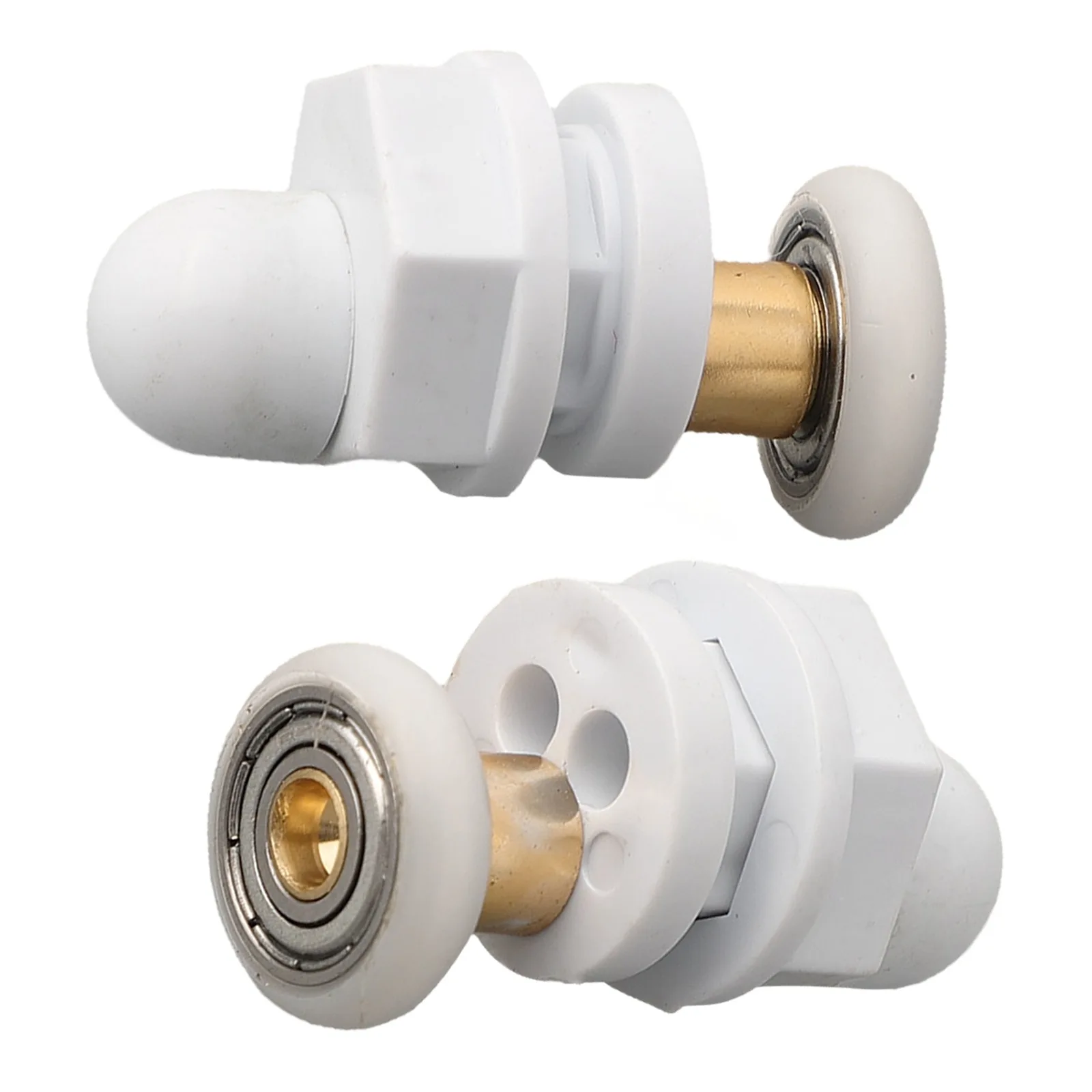 Description Picture 6 of itemShower Wheels Shower Door Rollers Quick Release Type Steam Cabin Enclosures Wheel Diameter: 19mm 15-17 Hole Size