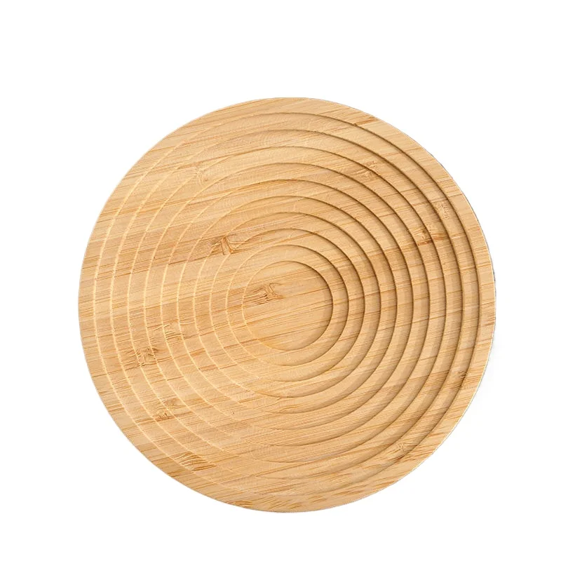 Minimalist Bamboo Cheese Board, Nordic Wave Pattern Serving Tray, INS Style Cake Plate, Afternoon Tea Snack Dish