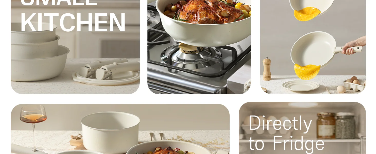 Induction Cookware Non Stick Cooking Set
