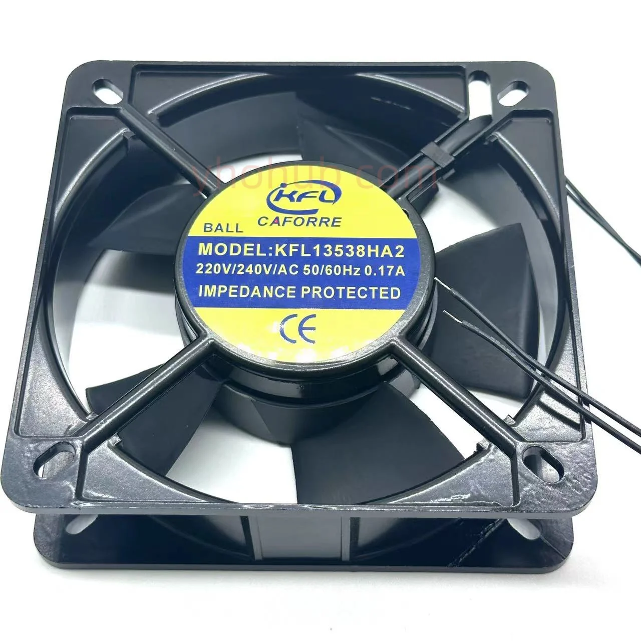 Ventilador de Refrigeração do Servidor Jsl Kfl13538ha2 ac 220v 0.17a 135x135x38 mm Fios