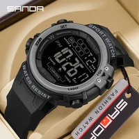 SANDA 2140 Fashion Student Electronic Watch Multi functional Waterproof LED Single Display Men's Electronic Watch 2025 2