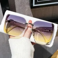 Lunettes de soleil carrées de marque tendance pour femmes, design de luxe, style vintage, pour la conduite, Gafas De Sol 2