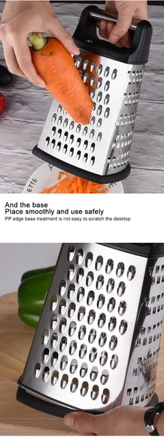 Double-Sided Stainless Steel Grater Storable Ginger Shredder  Multi-Functional Storage Cheese Planer kitchen accessories - AliExpress