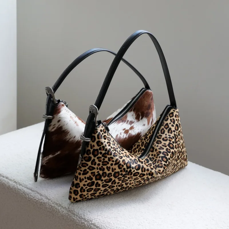 Genuine Leather Underarm Bags For Women Luxury Designer Handbag And Purse 2025 New In Vintage Large Capacity Shoulder