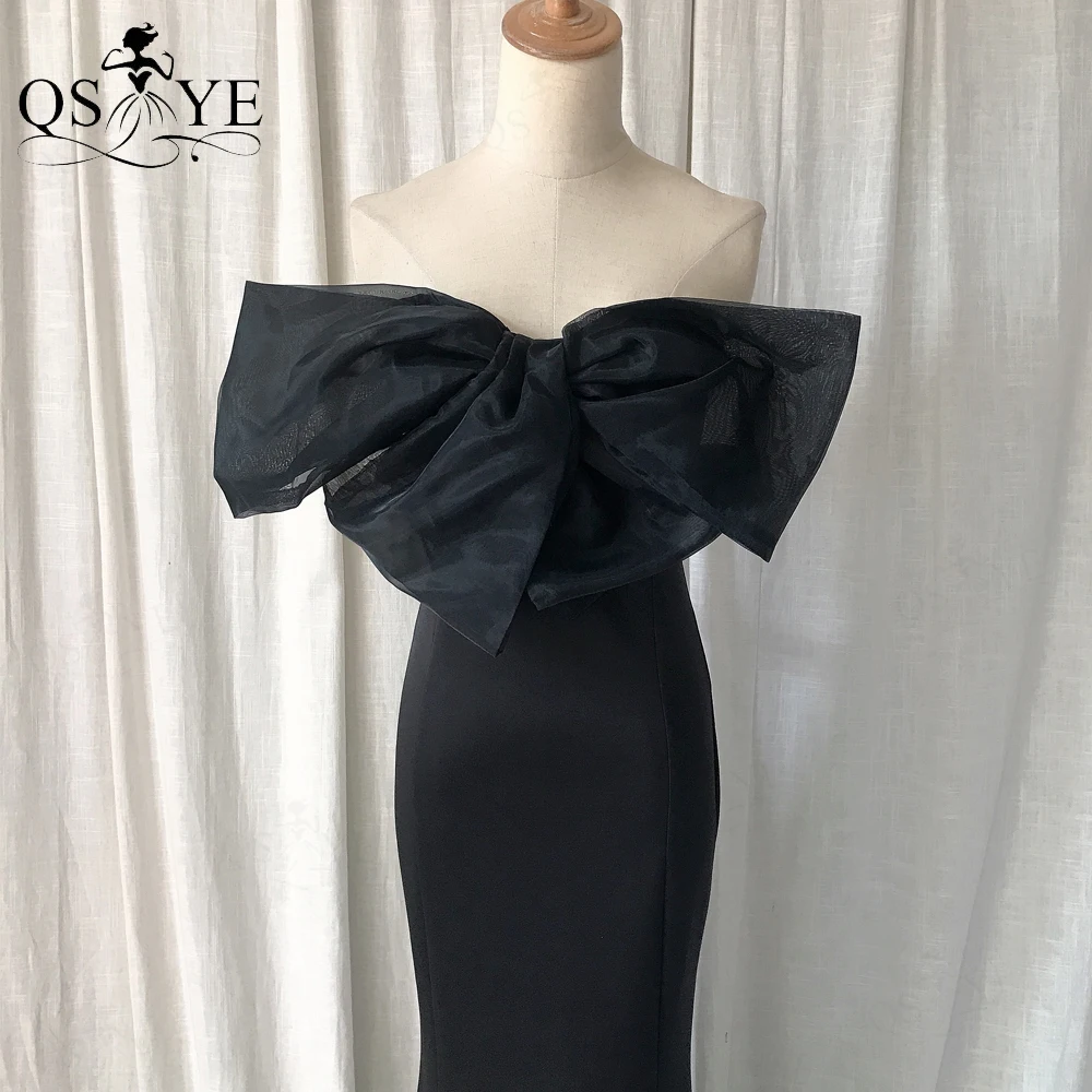 green emerald velvet dress Shoulder-Bow Long Formal Prom Dress main image 0