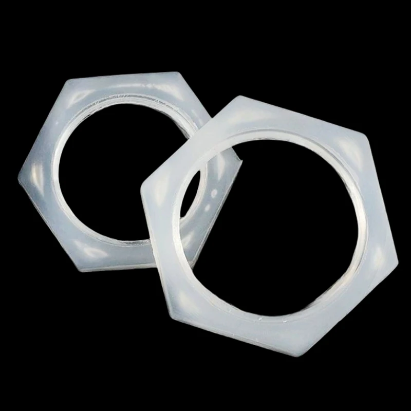 Dado esagonale in plastica PP per uso alimentare M6 M8 M10 M12 M14 M16/G1/8 G1/4 G3/8 G1/2 G3/4 fissaggio parti Standard adattatore tubo acqua  15