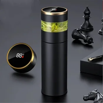 LED Smart Temperature Tea Thermos 1