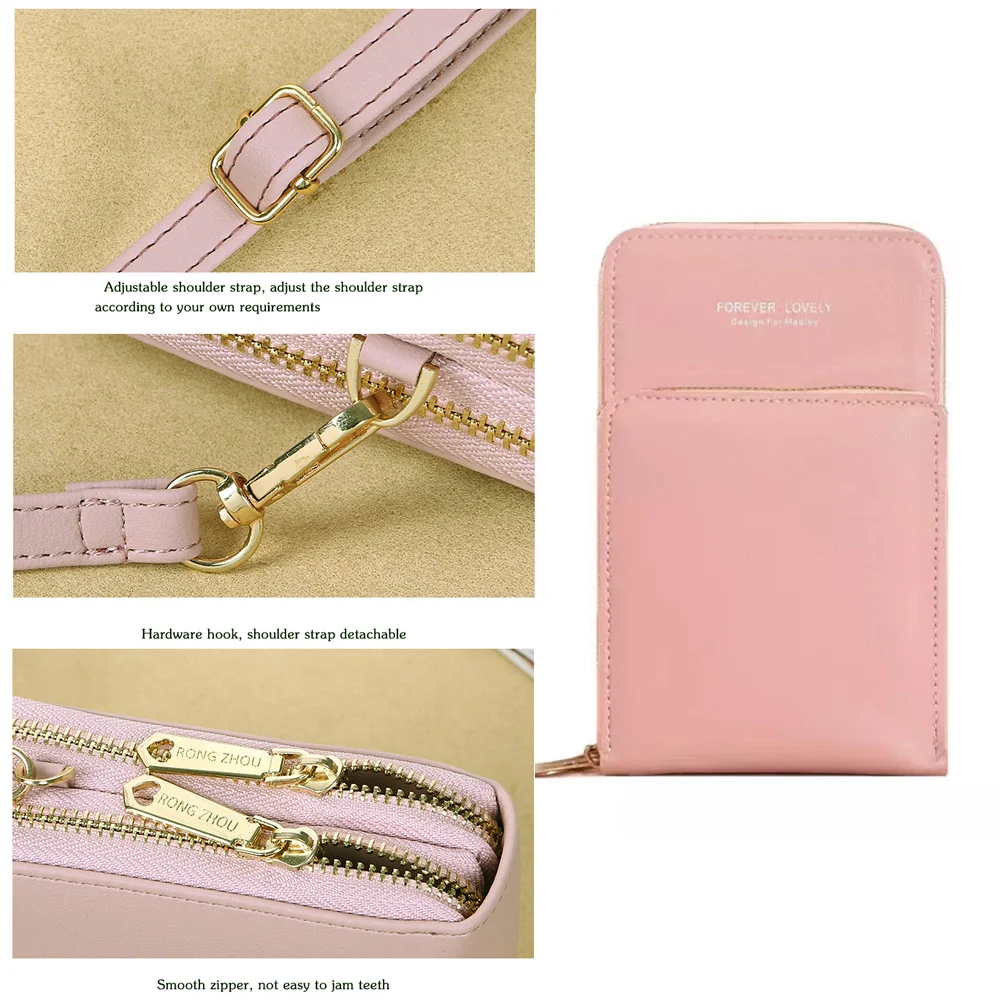 Universal Crossbody Mobile Phone Bag and Wallet Coin Purse